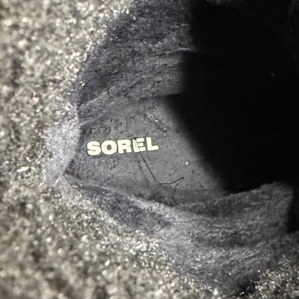 Sorel Emelie Lace Up Boots Womens 8 Black Waterproof Leather Gorpcore Outdoor - Picture 10 of 11